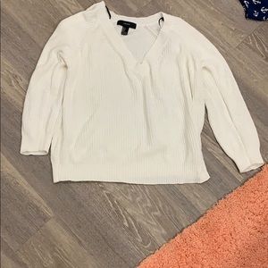 White forever 21 long sleeve